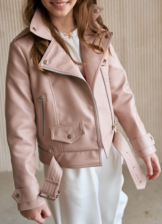 Куртка-косуха розовая